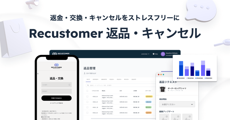 Recustomerを導入し”返品マーケティング”を実施 ！「お客様都合の返品